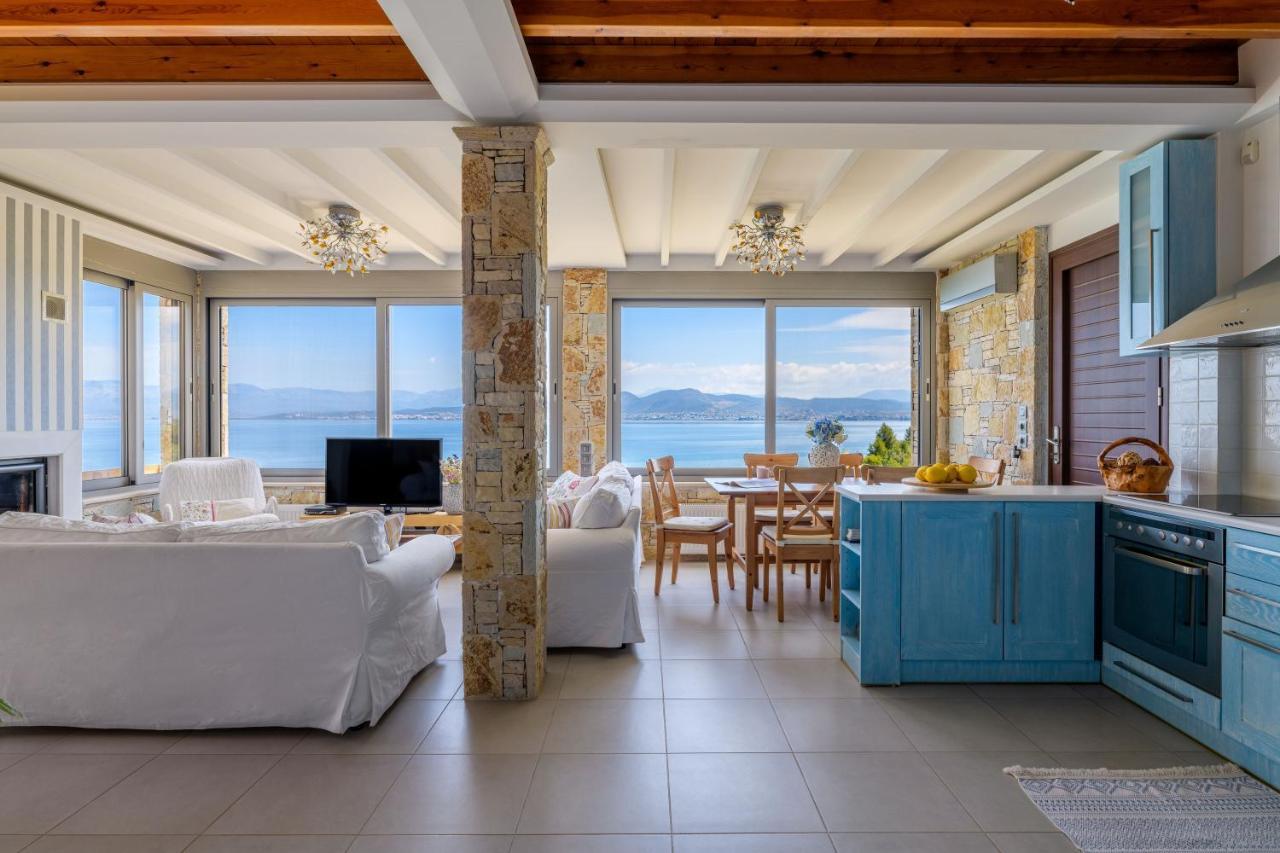 Crystal Beach Villa Chalkís Kültér fotó