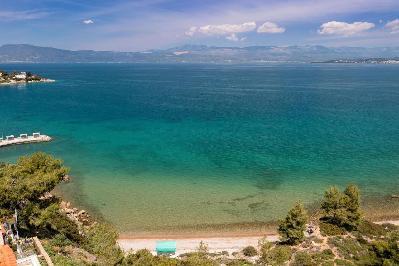 Crystal Beach Villa Chalkís Kültér fotó