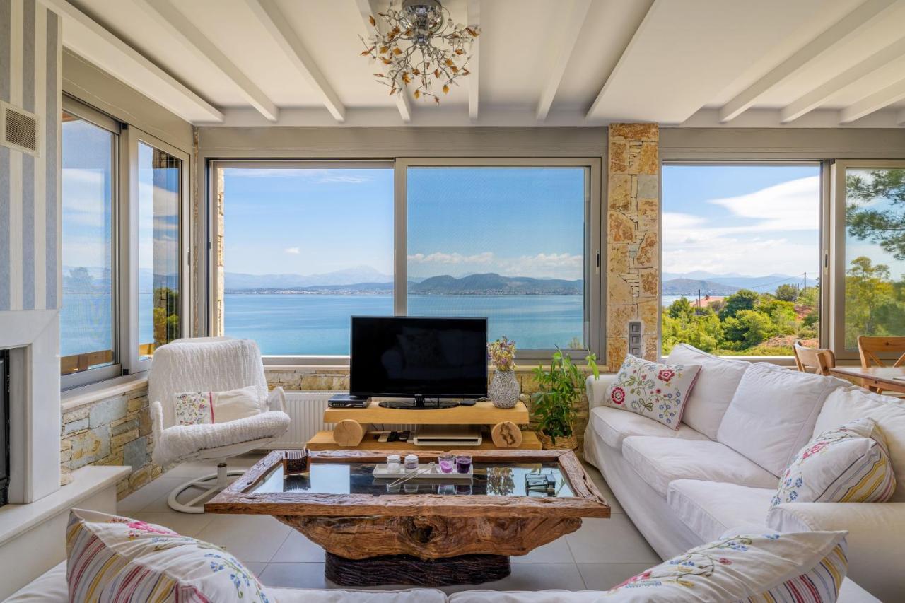 Crystal Beach Villa Chalkís Kültér fotó