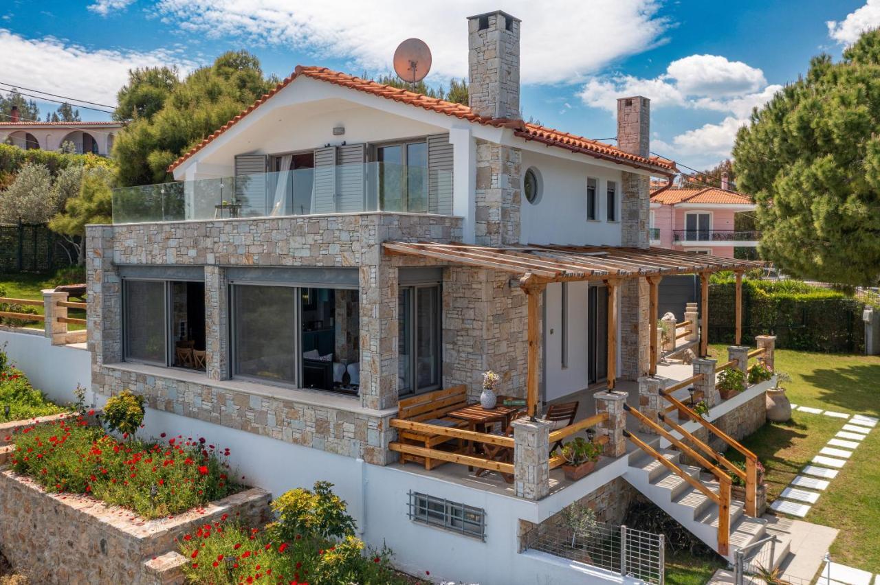 Crystal Beach Villa Chalkís Kültér fotó
