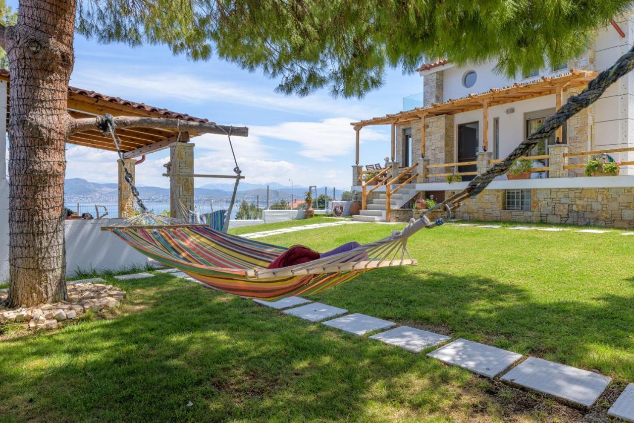 Crystal Beach Villa Chalkís Kültér fotó