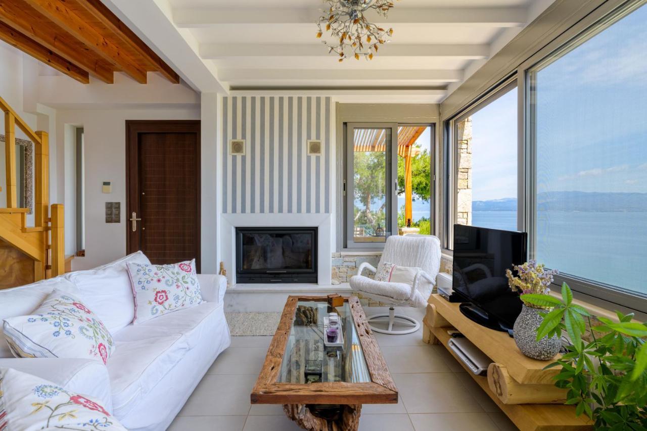Crystal Beach Villa Chalkís Kültér fotó